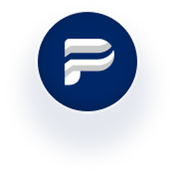 P logo blue